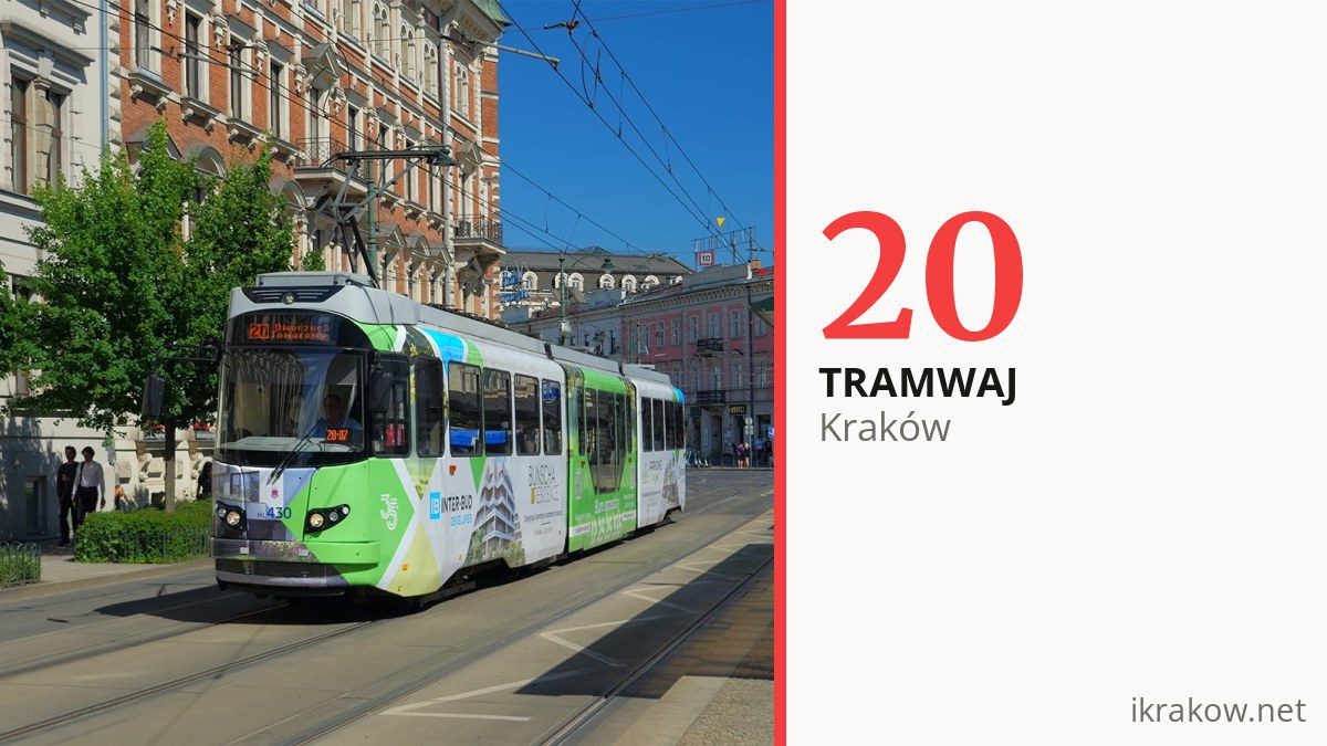 Tramwaj 20 w Krakowie